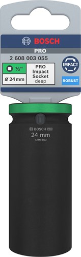 Afbeelding laden in galerijviewer, Bosch accessoires bosch pro slagmoerdoos 1 2 24 mm diep - 2608003055
