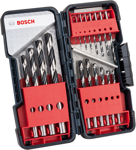 Load image into Gallery viewer, Bosch accessoires metaalborenset | hss pointeq | 18-delig - 2608577350
