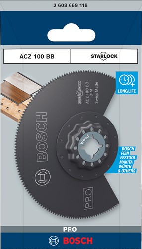 Afbeelding laden in galerijviewer, Bosch accessoires pro acz 100 bb multitoolzaagblad | 100 mm - 2608669118
