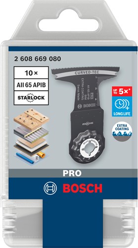 Load image into Gallery viewer, Bosch accessoires pro aii 65 apib invalzaagblad | 65 x 40 mm | 10 stuks - 2608669080
