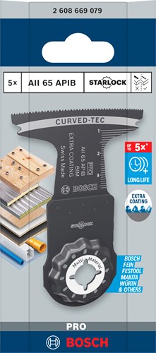 Load image into Gallery viewer, Bosch accessoires pro aii 65 apib invalzaagblad | 65 x 40 mm | 5 stuks - 2608669079
