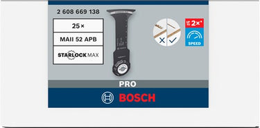 Bosch accessoires pro maii 52 apb multitool zaagblad | 52 x 75 mm - 2608669138