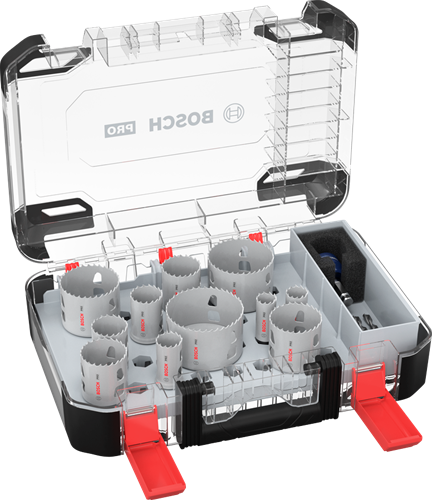 Load image into Gallery viewer, Bosch accessoires pro multi material pc plus gatzaagset | 9-delig - 2608594423
