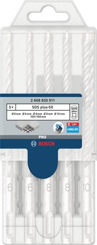 Afbeelding laden in galerijviewer, Bosch accessoires bosch pro sds plus-5x boorhamerset 6 6 8 10 mm 5-delig - 26088339...
