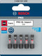 Bosch accessoires bosch pro sleufkopbits sl4,5 sl5,5(x2) sl5,5 sl6,5 25 mm 5-delig ...