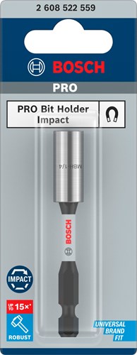 Bosch accessoires bosch pro impact standaard bithouder 75 mm - 2608522559