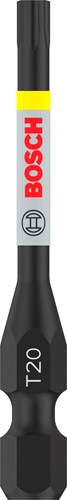 Bosch accessoires pro torx slagschroefbit | t20 | 55 mm | 2 stuks - 2608522530