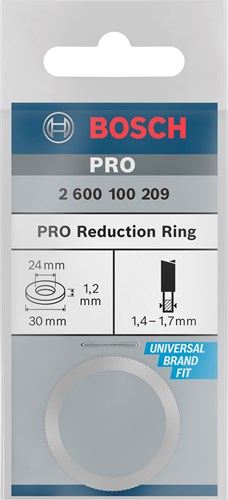 Load image into Gallery viewer, Bosch accessoires reduceerring voor cirkelzaagbladen 30 x 24 x 1,2 mm 1st - 2600100209
