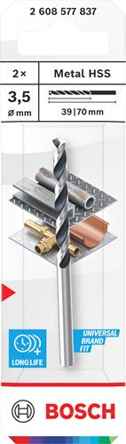 Load image into Gallery viewer, Bosch accessoires spiraalboor hss pointteq | 3,5 mm | 2 stuks - 2608577837
