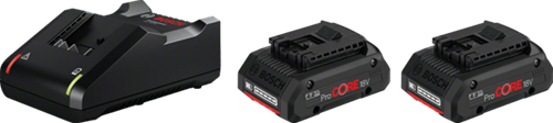 Load image into Gallery viewer, Bosch blauw 18v starterset advanced met 2 accu's procore18v 4.0ah + lader gal 18v-40 - 1600a01ba3
