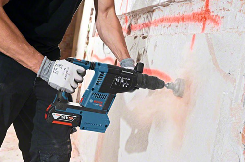 Afbeelding laden in galerijviewer, Bosch blauw 3-delige comboset gsr 18v-65 accuboormachine, gbh 18v-26 boorhamer, gws 18v-11 haakse slijper, 2x gba 18v 5,0ah-5,5ah - 0615a500aj
