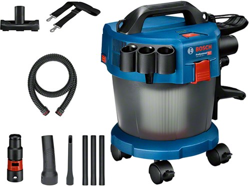 Bosch blauw bosch professional gas 18 v-10l accu bouwstofzuiger - 10 liter - zonder 18v accu en lader
