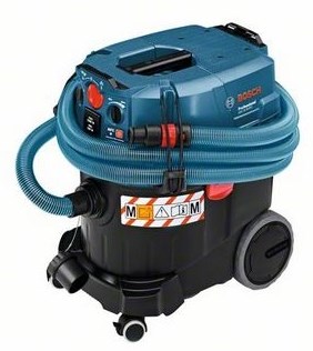 Bosch blauw stofzuiger gas 35 m afc (nl+lux) (3 x zuigbuis verchroomd 0,35 m, afvoerzak, bochtstuk, slang 5 m, ø 35 mm antistatisch met gereedschapsmof, spleetmondstuk 250 mm, vlakke vouwfilter pes, vloerzuigmondset)