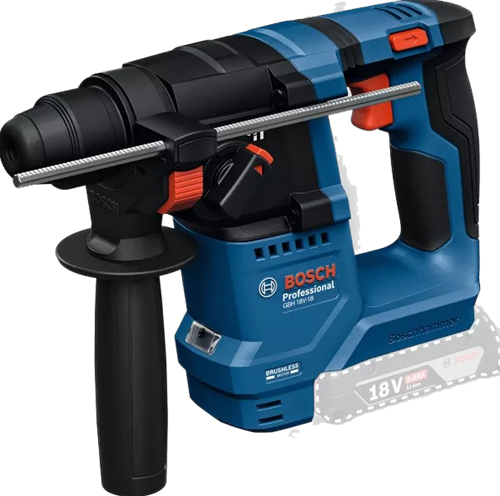 Afbeelding laden in galerijviewer, Bosch blauw gbh 18v-18 accu-boorhamer | zonder accu's en lader - 0611927000
