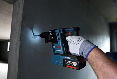 Afbeelding laden in galerijviewer, Bosch blauw gbh 18v-26 f accuboorhamer met stofafzuiging gde 18v-16 | sds plus | zonder accu's en lader - 061191000k
