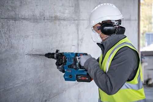 Afbeelding laden in galerijviewer, Bosch blauw gbh 18v-28 cf | accu boorhamer 18v sds-plus 3.3j in l-boxx 238 (2x 8.0ah procore accu + lader) - 0611921002
