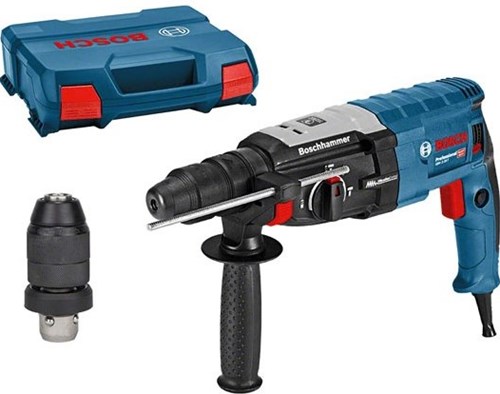 Load image into Gallery viewer, Bosch blauw gbh 2-28 f combihamer sds-plus + snelspanboorkop in koffer - 0611267600
