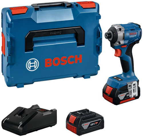 Afbeelding laden in galerijviewer, Bosch blauw gdr 18v-215 accu slagschroevendraaier | inclusief 2x gba 18v 4,0 ah lader gal 18v-40 - 06019n2002
