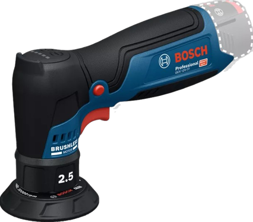 Bosch blauw gex 12v-77 excenterschuurmachine | zonder accu's en lader - 06019l2100