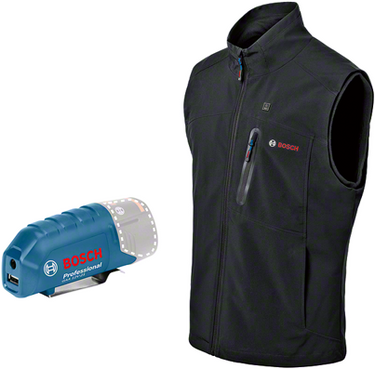 Bosch blauw bosch verwarmde kleding ghv 12+18v xa accu-adapter gaa 12v-21 pro...