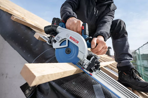 Afbeelding laden in galerijviewer, Bosch blauw bosch professional gks 18v-57-2 gx - cirkelzaag - exclusief accu en leider - inclusief parallelgeleider - zaagblad - fsn 440 x
