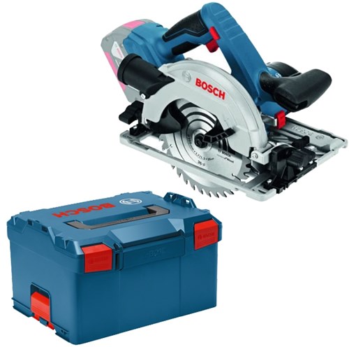 Load image into Gallery viewer, Bosch blauw gks 18v-57 g professional accu cirkelzaag solo | zonder accu's en lader | in l-boxx - 06016a2101

