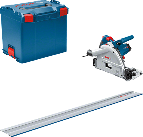 Load image into Gallery viewer, Bosch blauw gkt 55 gce professional invalcirkelzaagmachine | set | 1400 w | 1 x geleiderail | 165 mm zaagblad - 0615990m9d
