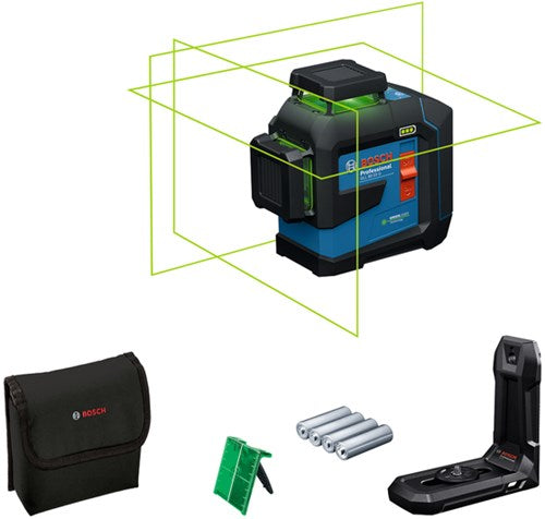 Load image into Gallery viewer, Bosch blauw gll 80-33 cg lijnlaser | 4x batterij 1,5v lr6 (aa) | in doos - 0601065500
