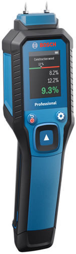 Bosch blauw gmp 1-13 materiaalvochtmeter | 2 batterij 1,5v lr6 (aa) + opbergetui - 0601078000
