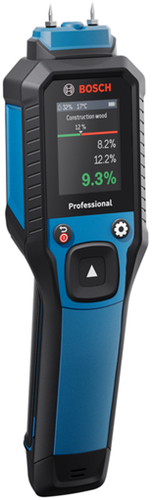 Load image into Gallery viewer, Bosch blauw gmp 2-15 materiaalvochtmeter | 2x batterij 1,5v lr6 (aa) + opbergetui - 0601078100
