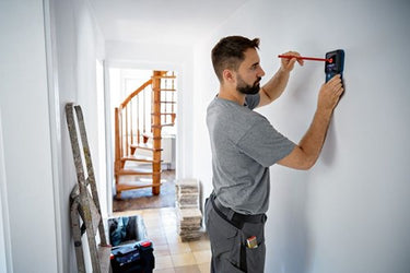 Bosch blauw bosch professional gms 120-27 - detector - (2x batterij 1,5v lr6 (aa), opbergetui)