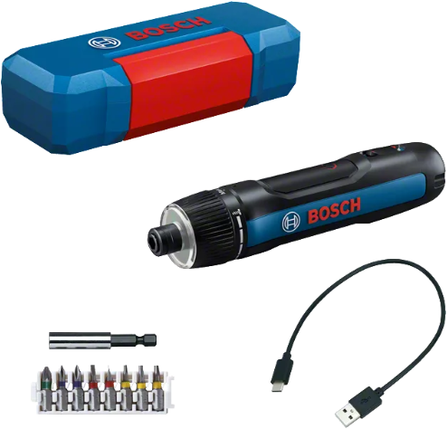 Load image into Gallery viewer, Bosch blauw go 3 accuschroevendraaier | inclusief accu en lader | in koffer + 8-delige schroefbitset - 06019h2201
