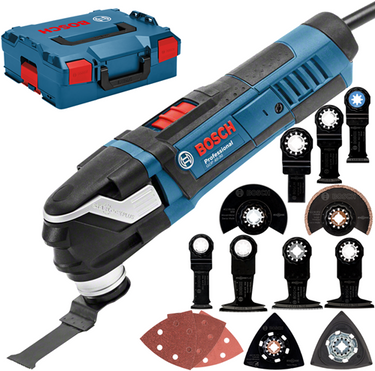 Bosch omt gop 40-30+ac (segmentblad acz 85 eb acz 85 rt3, invalzaagblad paiz 32 apb aiz 32 epc aii 65 bspb aiz 32 apb aii 65 apb paii 65 apb, schuurplateau avz 93 g avz 78 rt2, set schuurbladen (korrel 2x80 korrel 2x120 korrel 1x240) )