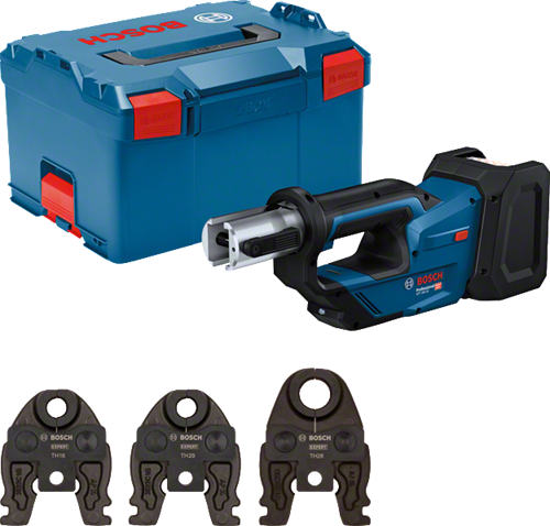 Load image into Gallery viewer, Bosch blauw gpt 18v-19 accu perstang | 3 persbekken th | zonder accu's en lader in l-boxx - 06019m2004
