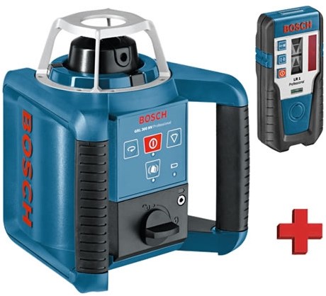 Bosch blauw grl 400 h rotatielaser | + laserontvanger lr 1 - 0601061800