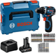 Bosch blauw gsr 12v-32 accuschroefboormachine | 1x gba 12v 2.0ah 1x gba 12v 4.0ah lader gal 12v-20 40 accessoires - 06019n7005