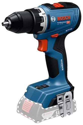 Bosch blauw bosch professional gsr 18v-65 accu schroefboormachine 18v basic body in l-boxx - 06019n3201