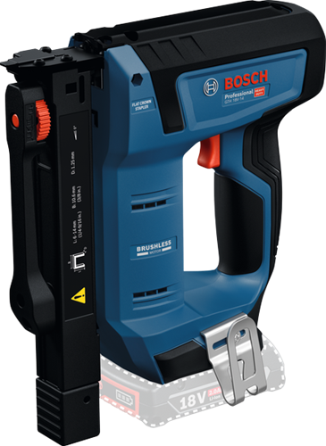 Load image into Gallery viewer, Bosch blauw gth 18v-14 accu nietmachine | solo in l-boxx | incl. haak | zonder accu en lader - 0601482801
