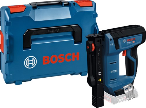 Load image into Gallery viewer, Bosch blauw gth 18v-14 accu nietmachine | solo in l-boxx | incl. haak | zonder accu en lader - 0601482801
