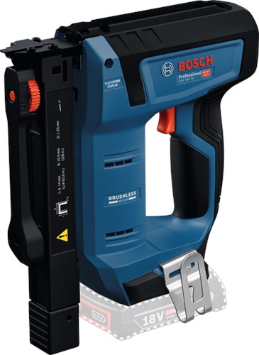 Load image into Gallery viewer, Bosch blauw gth 18v-14 accu nietmachine | solo | incl. haak | zonder accu en lader - 0601482800
