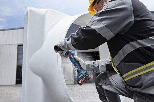 Bosch blauw gws 18v-11 s accu haakse slijper | exclusief accu's en lader - 06019n4000