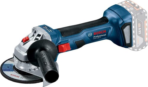 Load image into Gallery viewer, Bosch blauw gws 18v-7 accu haakse slijper | professional | 18v | solo | zonder accu's en lader - 06019h9001
