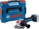 Bosch blauw gwx 18v-11 s accu haakse slijper | solo in l-boxx | zonder accu en lader - 06019n4200