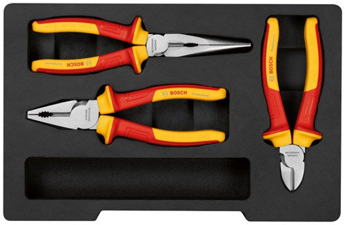 Bosch blauw vde tangenset | 3-delig | professional - 1600a02ng0