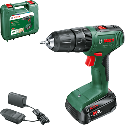 Load image into Gallery viewer, Bosch groen easyimpact 18v-38 - accuklopboorschroevendraaier 1 x 2,0 ah accu + lader - 06039d810e
