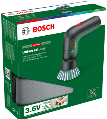 Load image into Gallery viewer, Bosch groen accureinigingsborstel universalbrush | set (1x 1.5ah accu + lader) - 06033e0002
