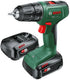 Bosch groen easydrill 18v-40 | accuschroefboormachine 18v (2x 2.0ah accu + lader) - 06039d8005