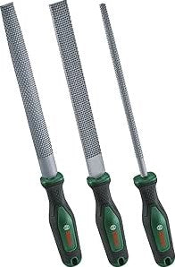 Bosch groen rasp set 3-piece (raspenset 200mm 3 stuks: platte rasp, halfronde rasp, ronde rasp) - 1600a02zb1