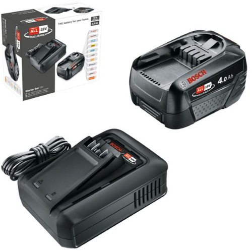 Load image into Gallery viewer, Bosch groen starter set 18v 1 x 18v 4.0ah + al18v-44 - 1600a031t6
