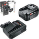 Bosch groen starter set 18v 1x 18v 6.0ah + al18-44 | 18v (1x 6.0ah accu + lader) - 1600a032a8